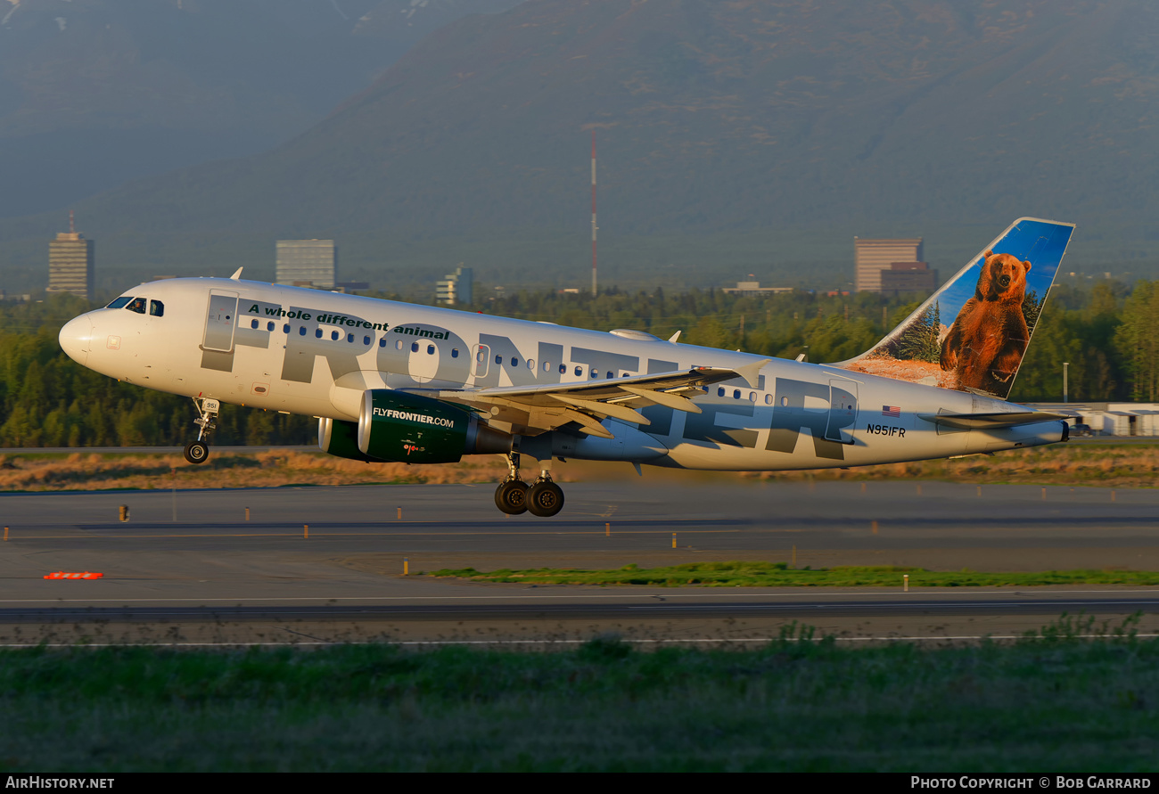 Aircraft Photo of N951FR | Airbus A319-112 | Frontier Airlines | AirHistory.net #484493