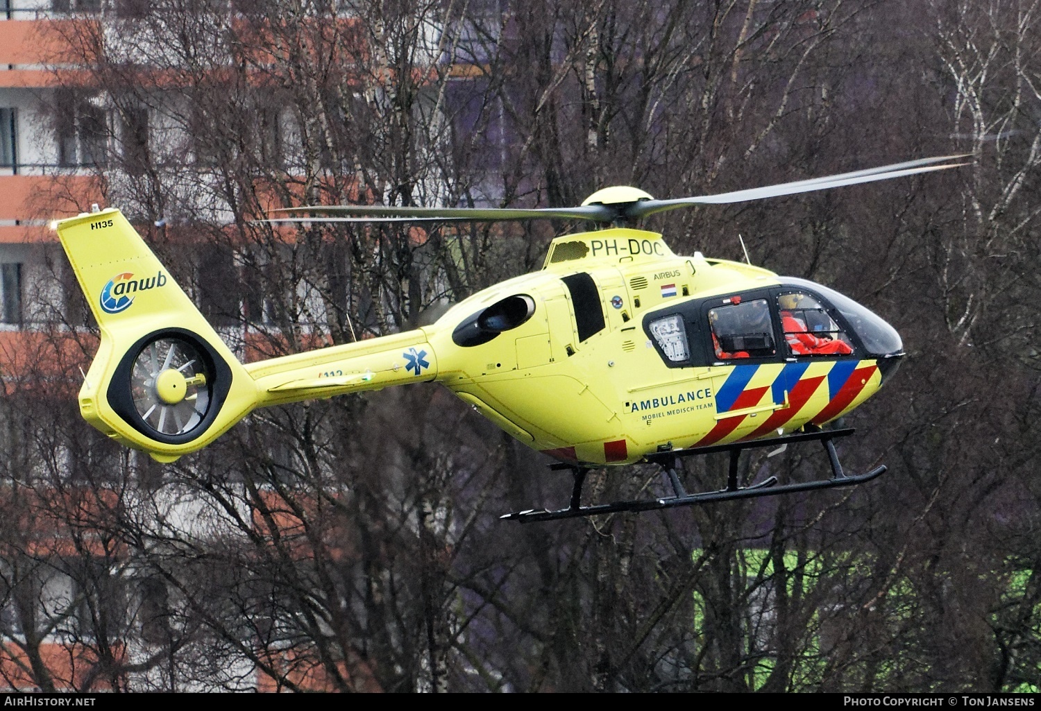 Aircraft Photo of PH-DOC | Airbus Helicopters H-135P-3 | ANWB Mobiel Medisch Team | AirHistory.net #484498