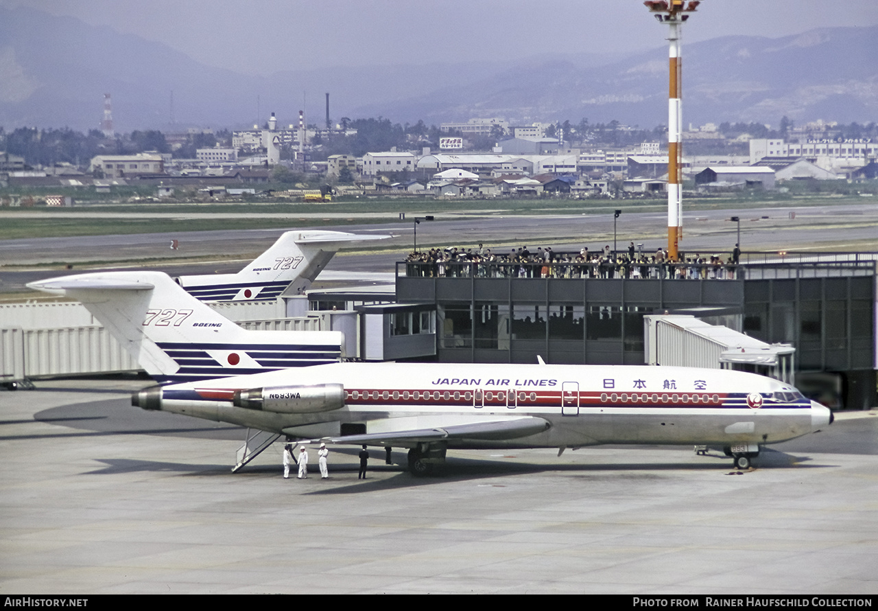 Aircraft Photo of N693WA | Boeing 727-173C | Japan Air Lines - JAL | AirHistory.net #484514