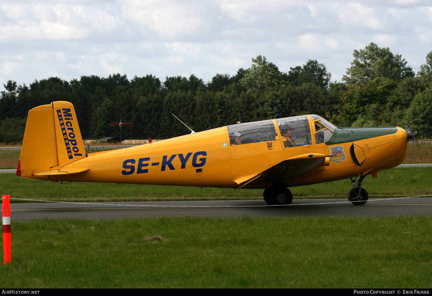 Aircraft Photo of SE-KYG | Saab 91D Safir | Wapnö Flygklubb Halmstad | AirHistory.net #484548