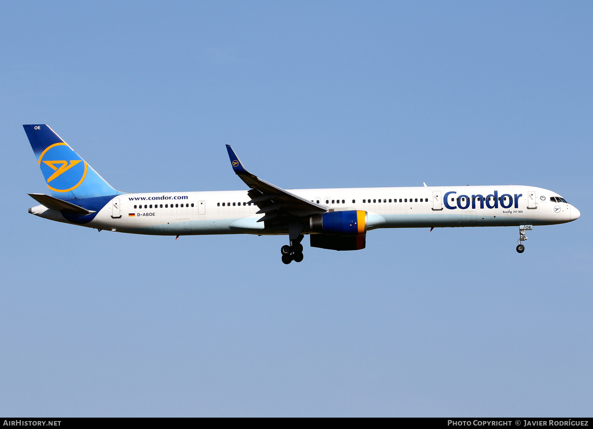 Aircraft Photo of D-ABOE | Boeing 757-330 | Condor Flugdienst | AirHistory.net #484619