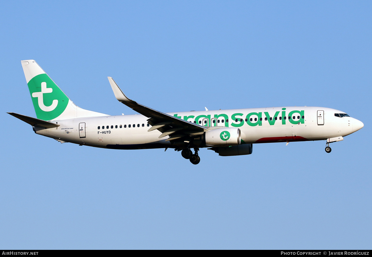 Aircraft Photo of F-HUYD | Boeing 737-8JP | Transavia | AirHistory.net #484620