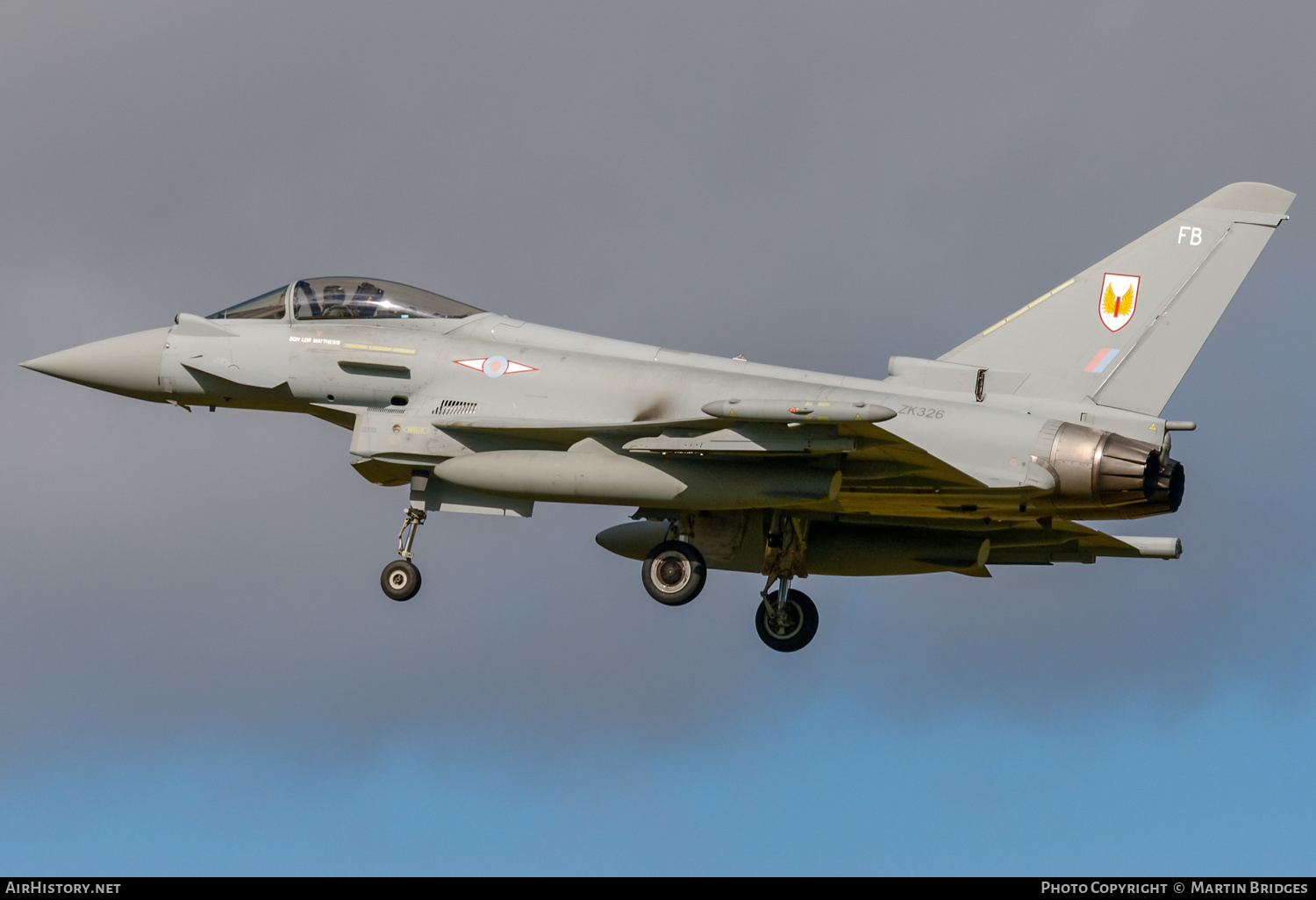 Aircraft Photo of ZK326 | Eurofighter EF-2000 Typhoon FGR4 | UK - Air Force | AirHistory.net #484626