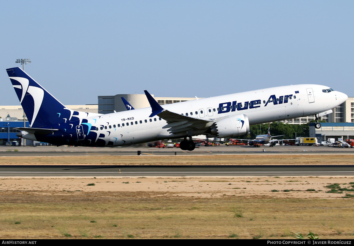 Aircraft Photo of YR-MXD | Boeing 737-8 Max 8 | Blue Air | AirHistory.net #484629