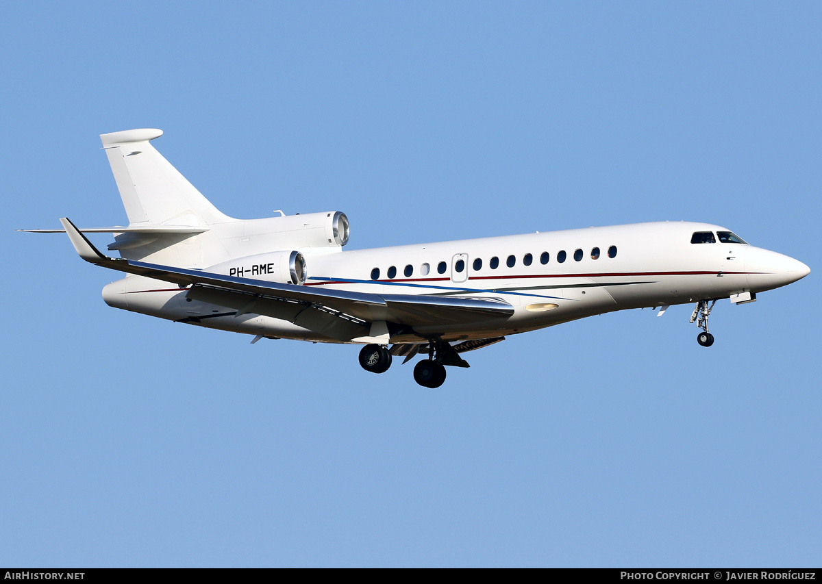 Aircraft Photo of PH-RME | Dassault Falcon 7X | AirHistory.net #484655