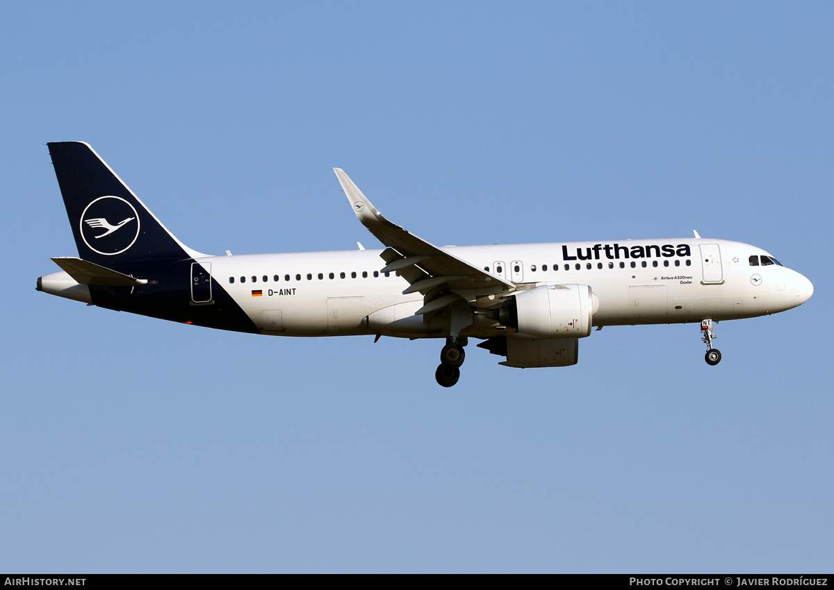 Aircraft Photo of D-AINT | Airbus A320-271N | Lufthansa | AirHistory.net #484662