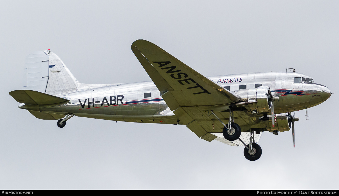 Aircraft Photo of VH-ABR | Douglas DC-3-G202A | Ansett Airways | AirHistory.net #484665
