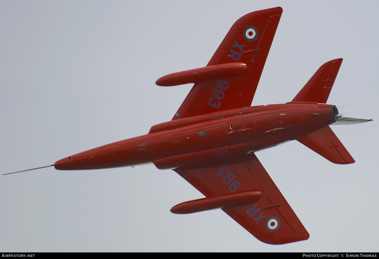 Aircraft Photo of G-BVPP / XR993 | Folland Fo.144 Gnat T.1 | UK - Air Force | AirHistory.net #484669