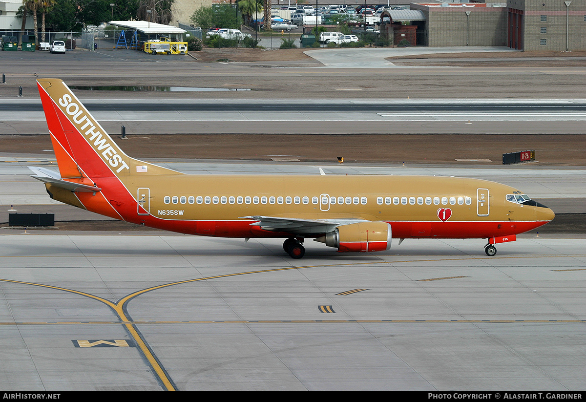 Aircraft Photo of N635SW | Boeing 737-3H4 | Southwest Airlines | AirHistory.net #484676