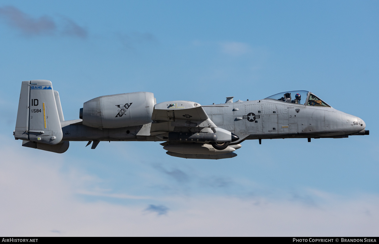 Aircraft Photo of 78-0584 | Fairchild A-10C Thunderbolt II | USA - Air Force | AirHistory.net #484692