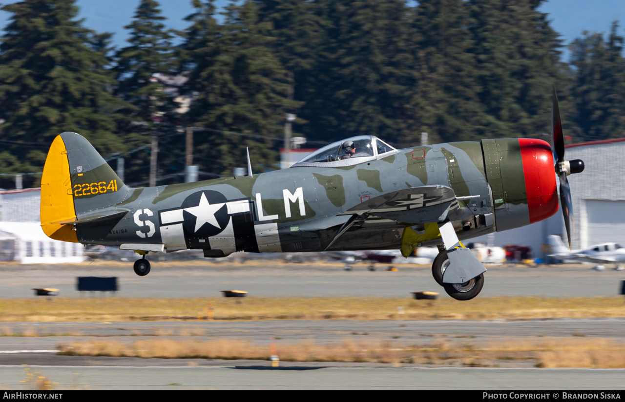 Aircraft Photo of N47DA / NX47DA / 226641 | Republic P-47D Thunderbolt | USA - Air Force | AirHistory.net #484695