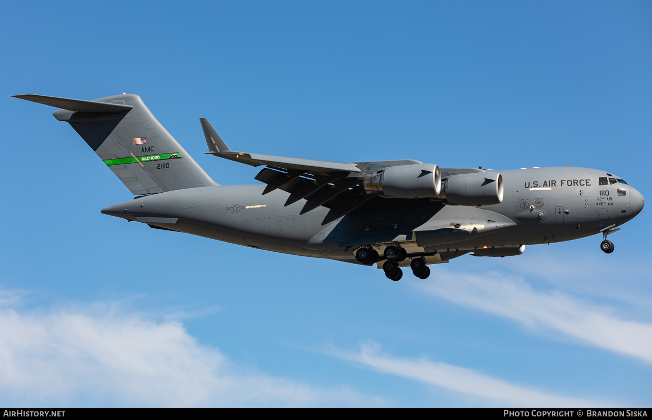 Aircraft Photo of 02-1110 / 21110 | Boeing C-17A Globemaster III | USA - Air Force | AirHistory.net #484700