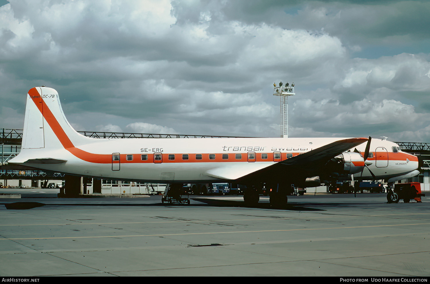 Aircraft Photo of SE-ERG | Douglas DC-7B | Transair Sweden | AirHistory.net #484704