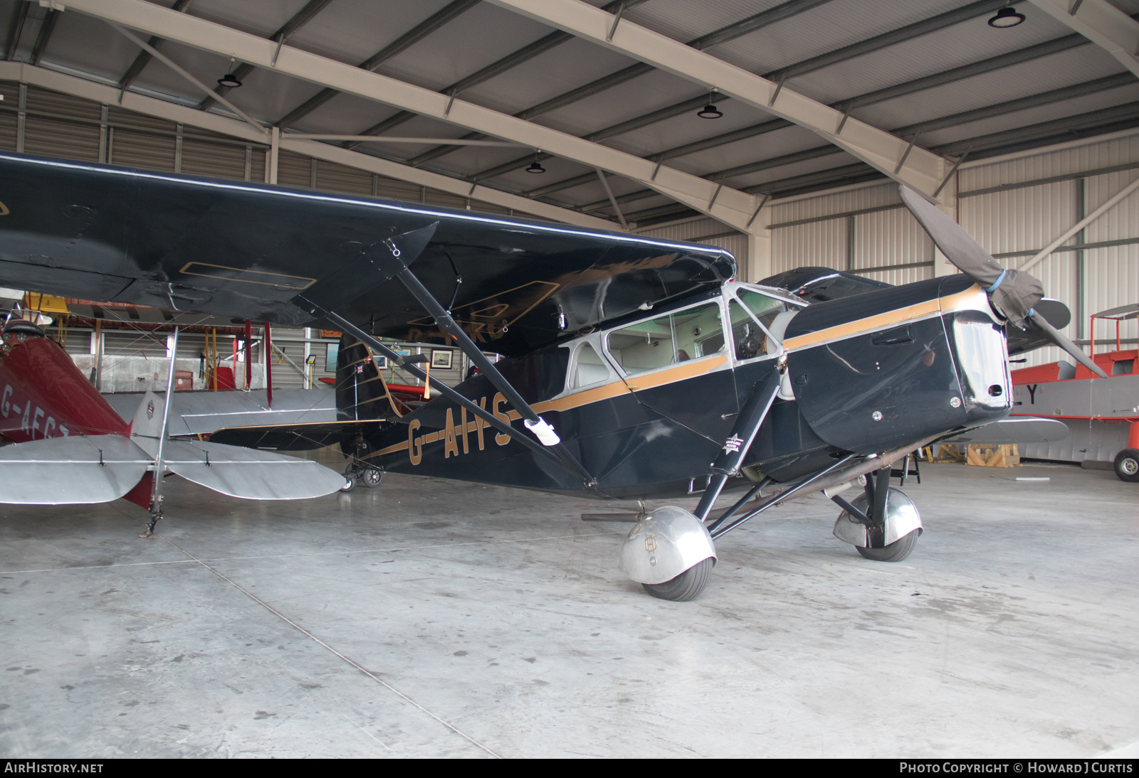 Aircraft Photo of G-AIYS | De Havilland D.H. 85 Leopard Moth | AirHistory.net #484747