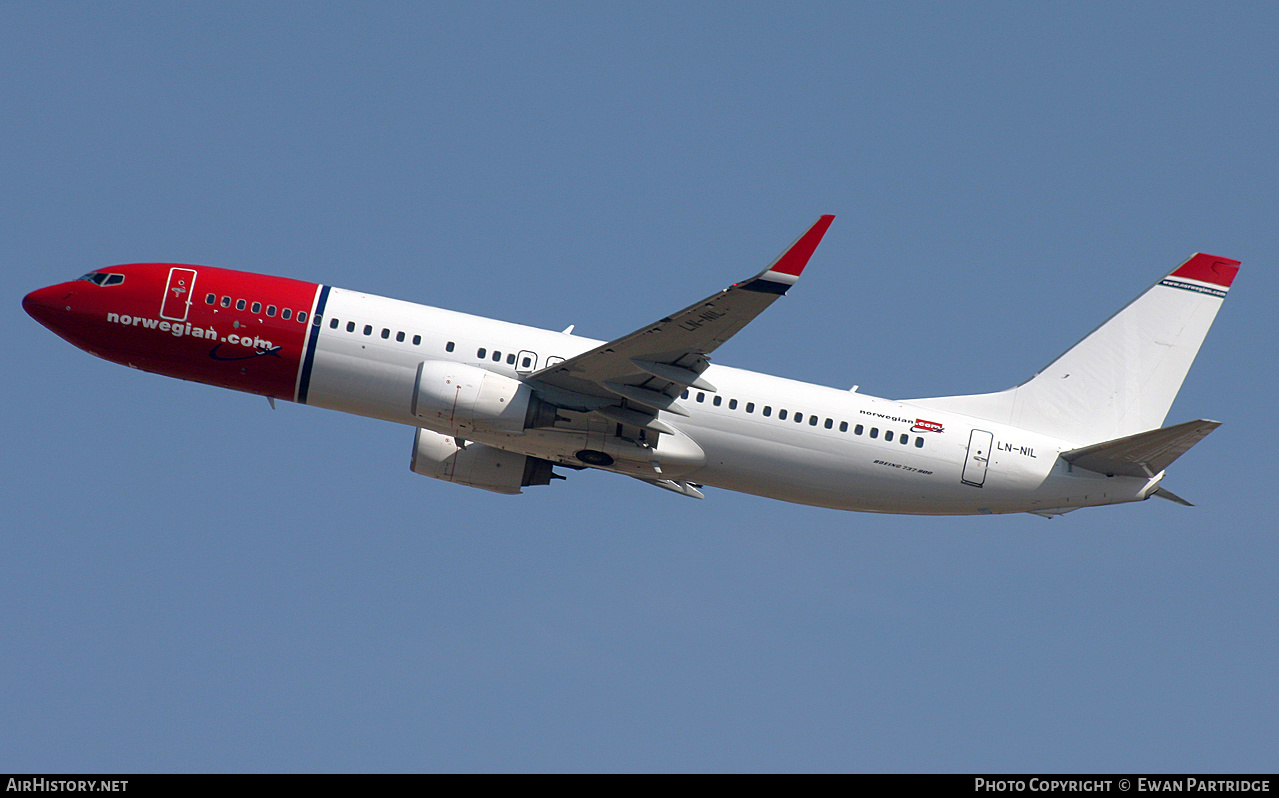 Aircraft Photo of LN-NIL | Boeing 737-8KN | Norwegian | AirHistory.net #484760