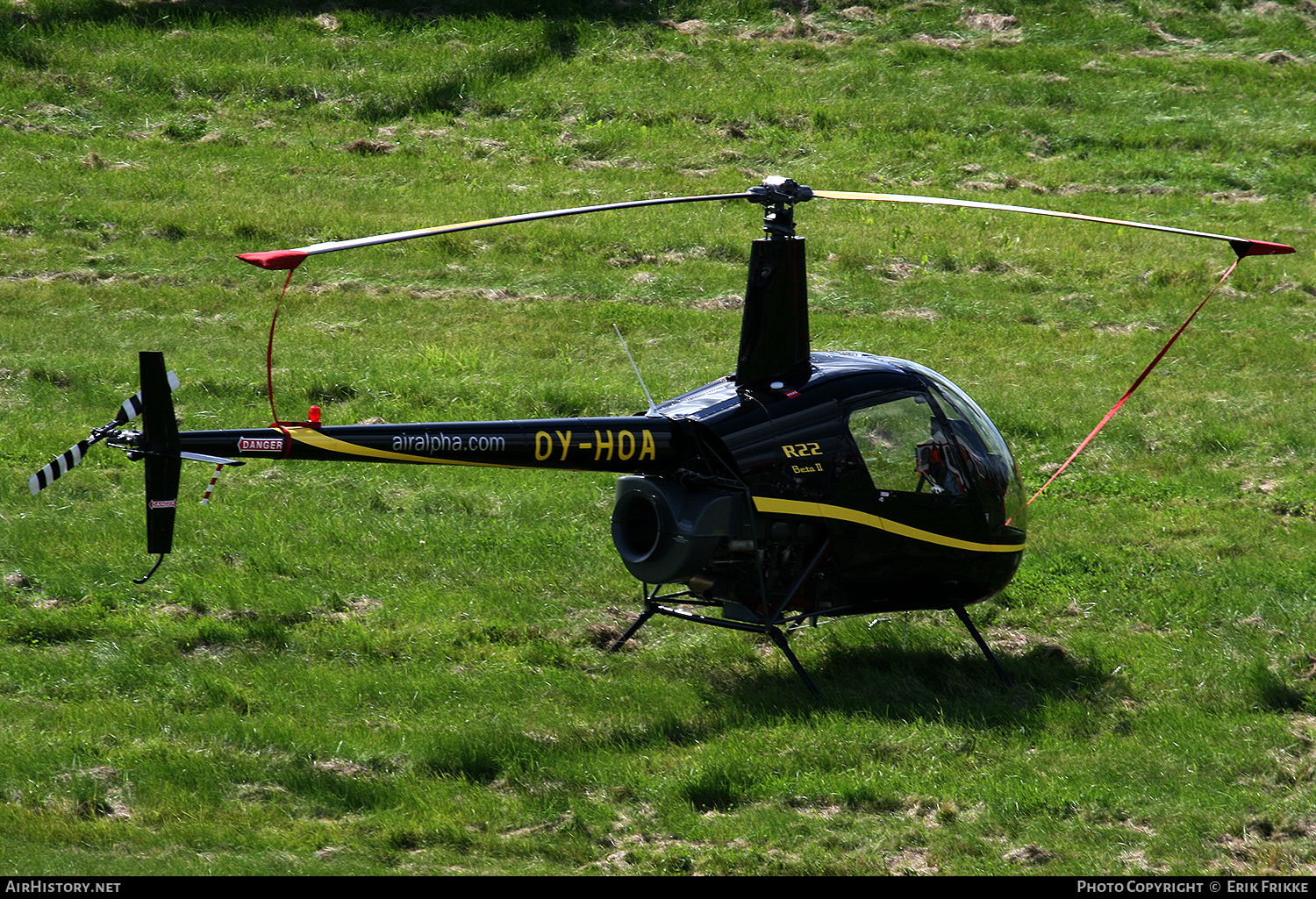 Aircraft Photo of OY-HOA | Robinson R-22 Beta II | Alpha Air | AirHistory.net #484770