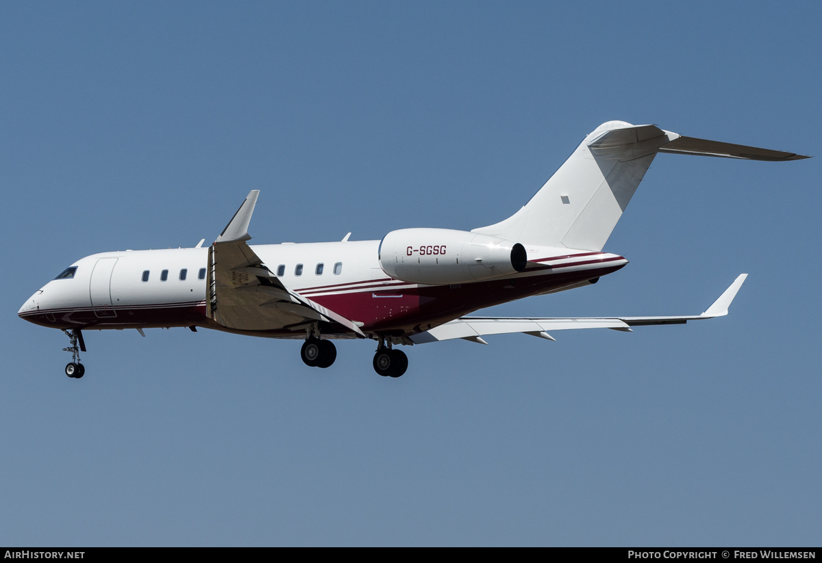 Aircraft Photo of G-SGSG | Bombardier Global 5000 (BD-700-1A11) | AirHistory.net #484784