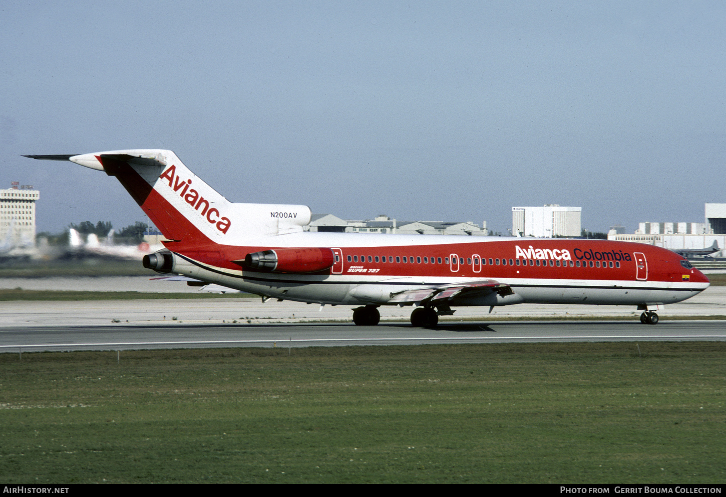 Aircraft Photo of N200AV | Boeing 727-2Q9/Adv | Avianca | AirHistory.net #484822