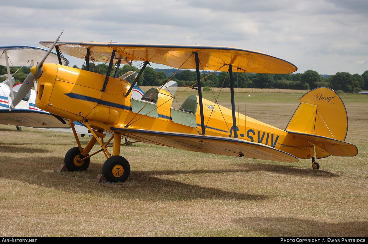 Aircraft Photo of G-SVIV | Stampe-Vertongen SV-4C | AirHistory.net #484839