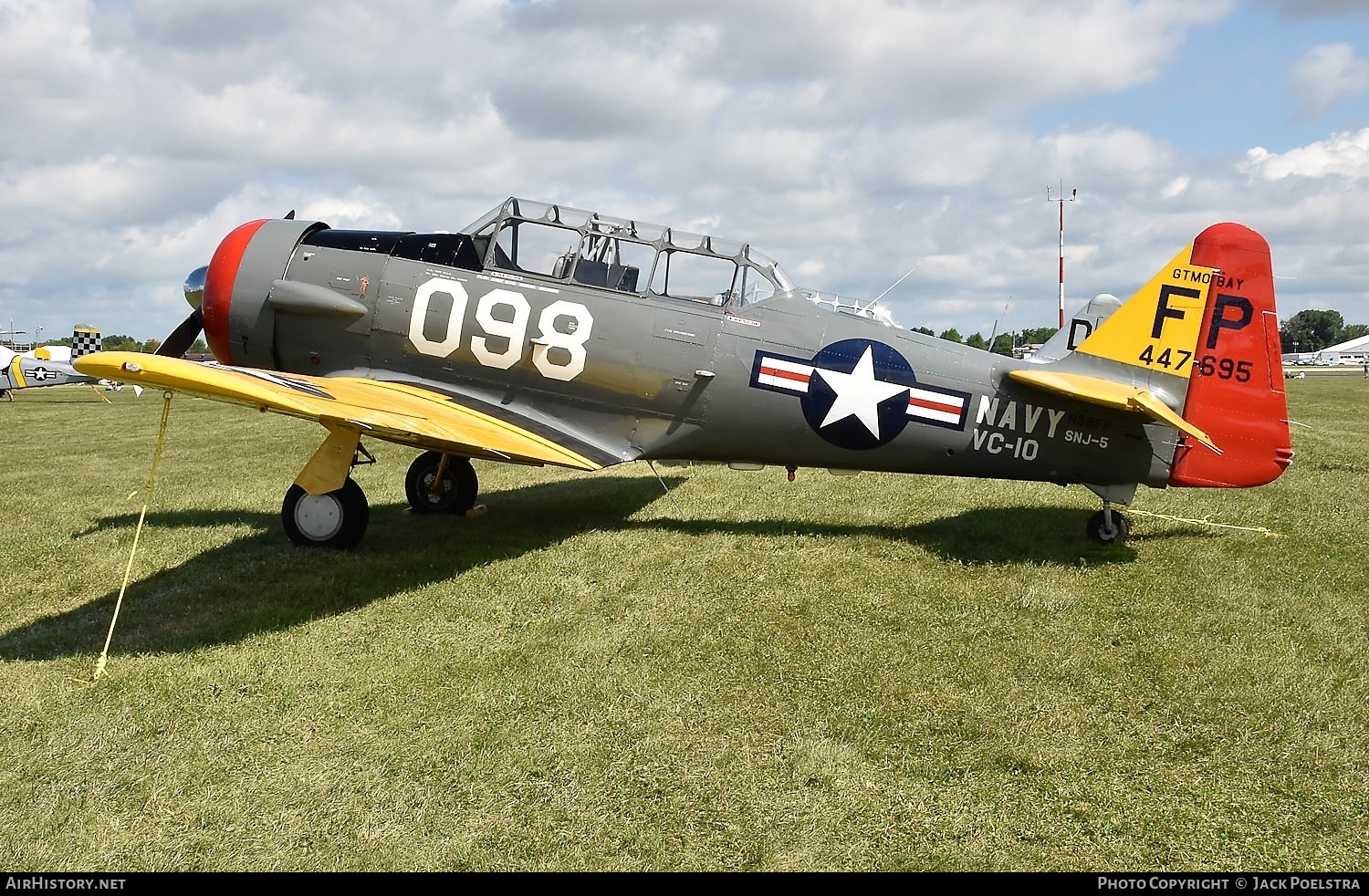 Aircraft Photo of N98FP / 447695 | North American AT-6G Texan | USA - Navy | AirHistory.net #484850
