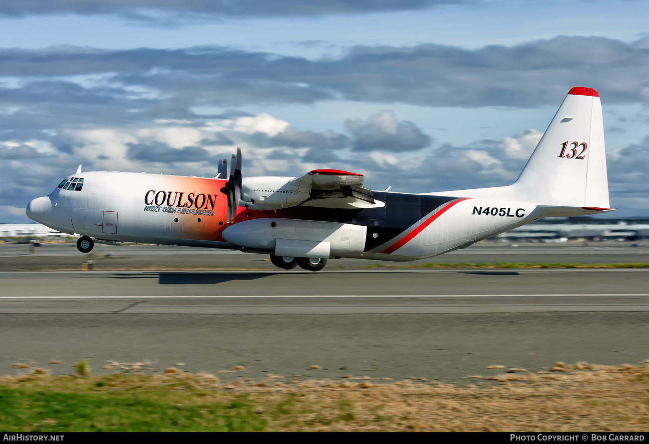 Aircraft Photo of N405LC | Lockheed L-100-30 Hercules (382G) | Coulson Flying Tankers | AirHistory.net #484856