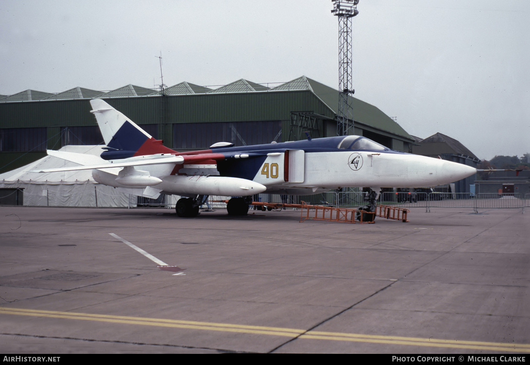 Aircraft Photo of 40 yellow | Sukhoi Su-24M | Sukhoi | Russia - Air Force | AirHistory.net #484885