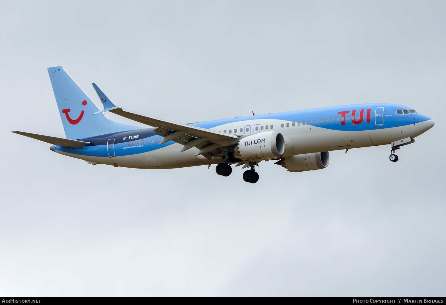 Aircraft Photo of G-TUMB | Boeing 737-8 Max 8 | TUI | AirHistory.net #484891