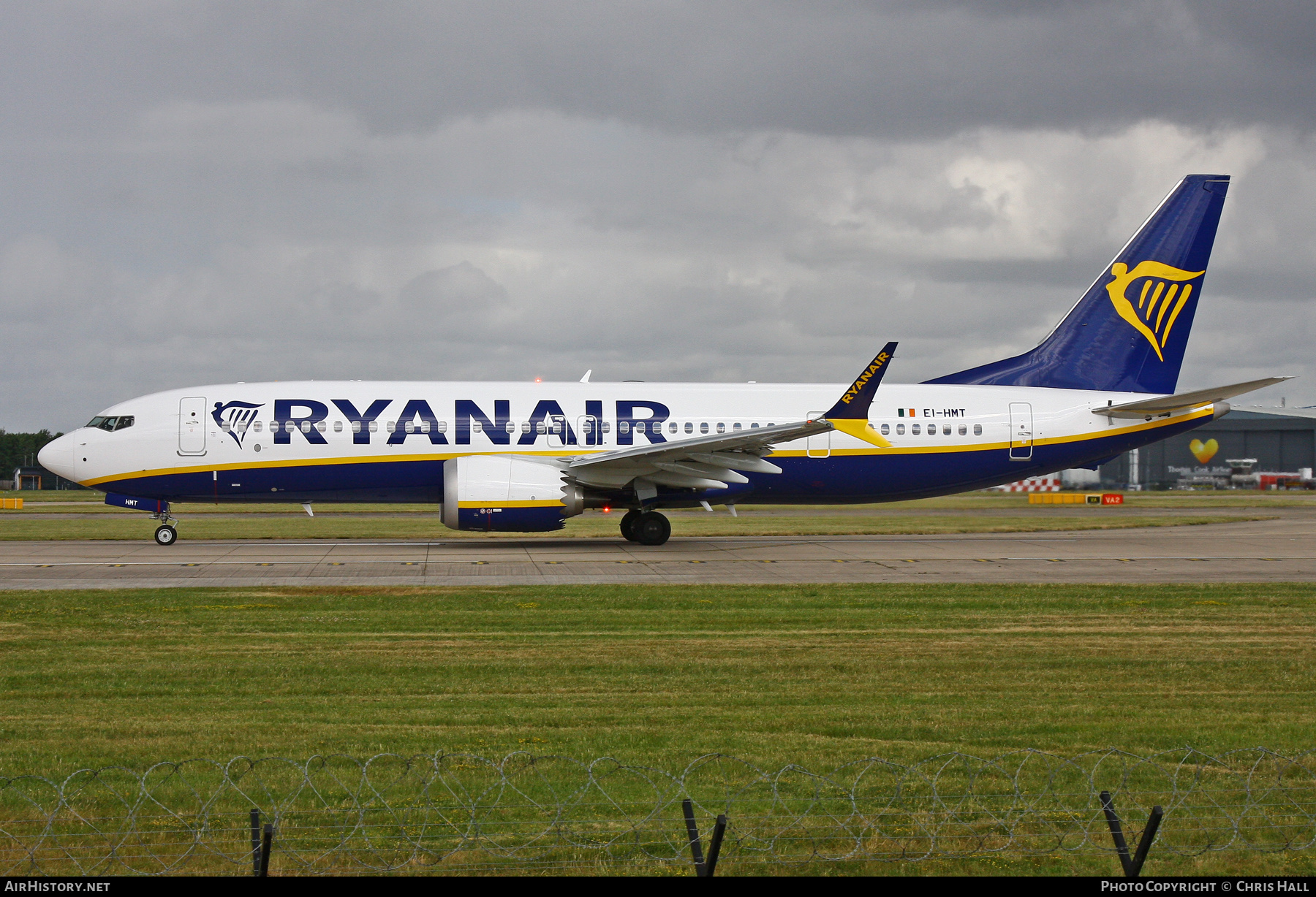 Aircraft Photo of EI-HMT | Boeing 737-8200 Max 200 | Ryanair | AirHistory.net #484964