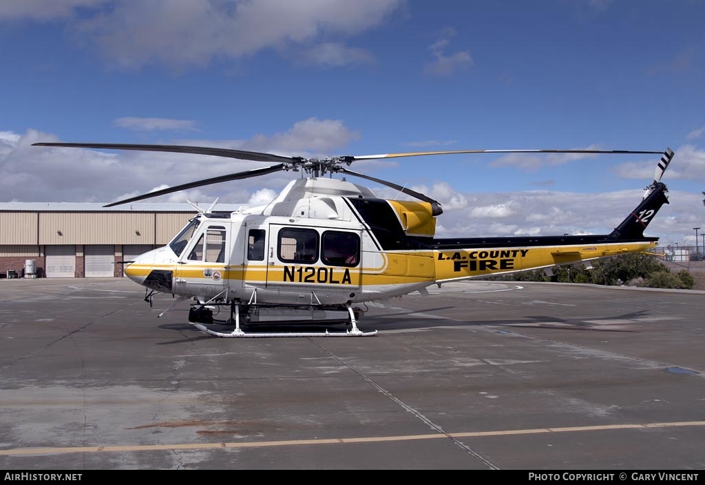 Aircraft Photo of N120LA | Bell 412EP | Los Angeles County Fire Department | AirHistory.net #484972