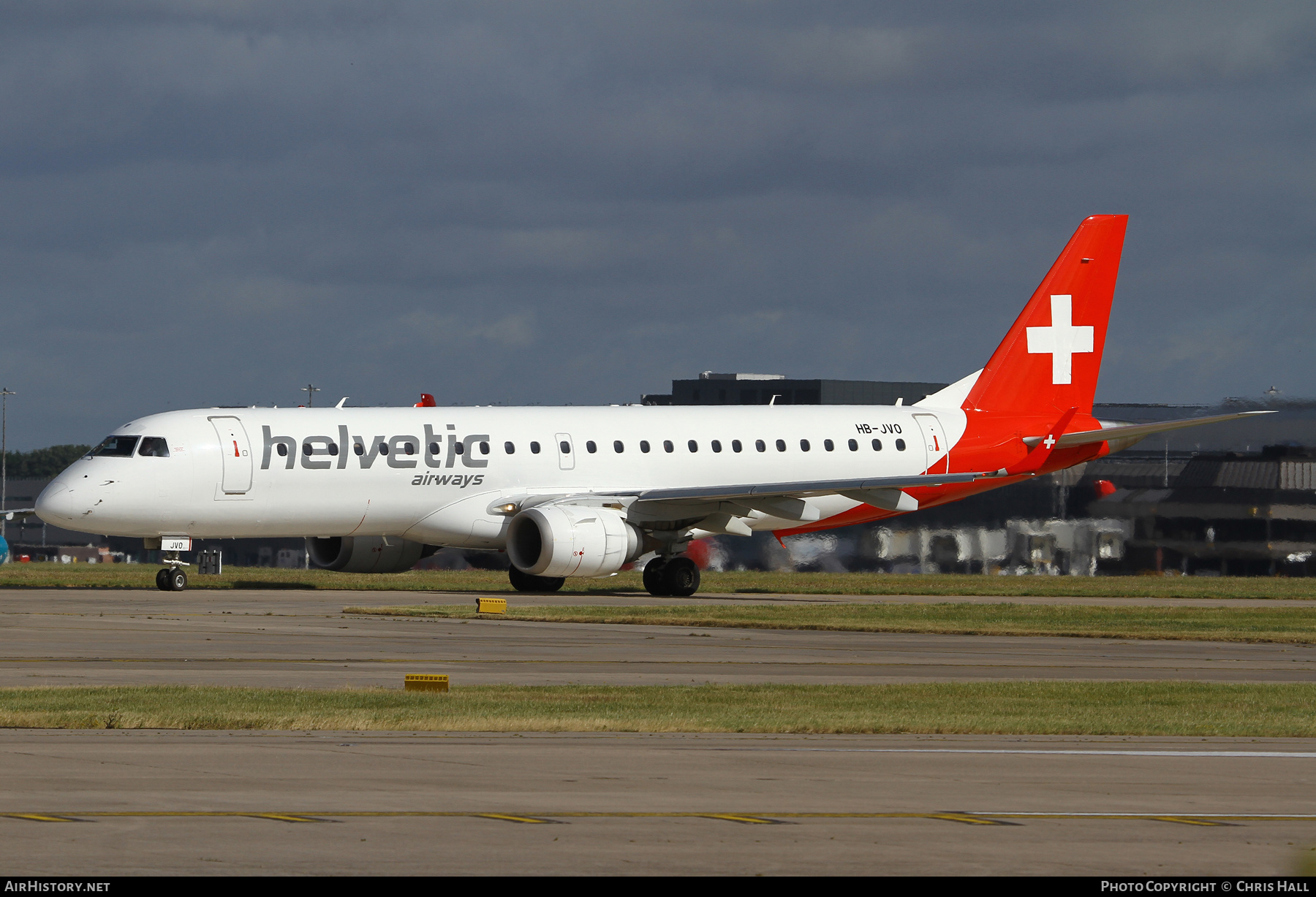 Aircraft Photo of HB-JVO | Embraer 190LR (ERJ-190-100LR) | Helvetic Airways | AirHistory.net #484983