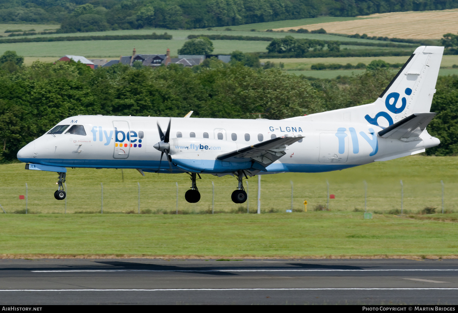 Aircraft Photo of G-LGNA | Saab 340B | Flybe | AirHistory.net #484988