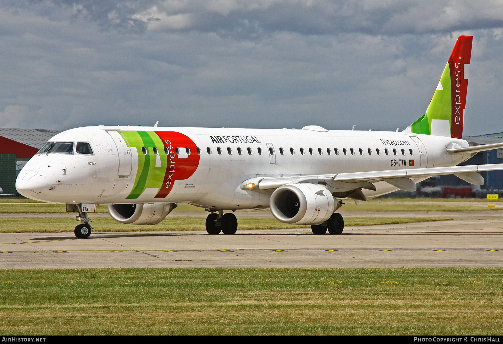 Aircraft Photo of CS-TTW | Embraer 195AR (ERJ-190-200IGW) | TAP Air Portugal Express | AirHistory.net #484992