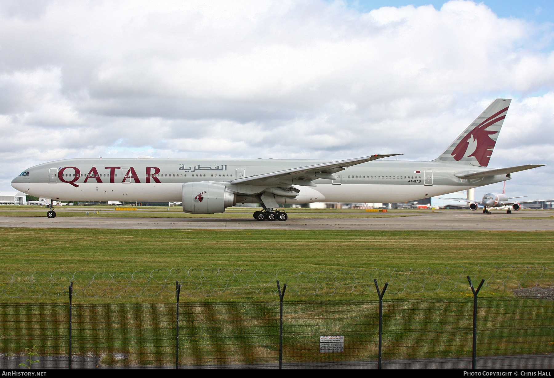 Aircraft Photo of A7-BAU | Boeing 777-3DZ/ER | Qatar Airways | AirHistory.net #485013