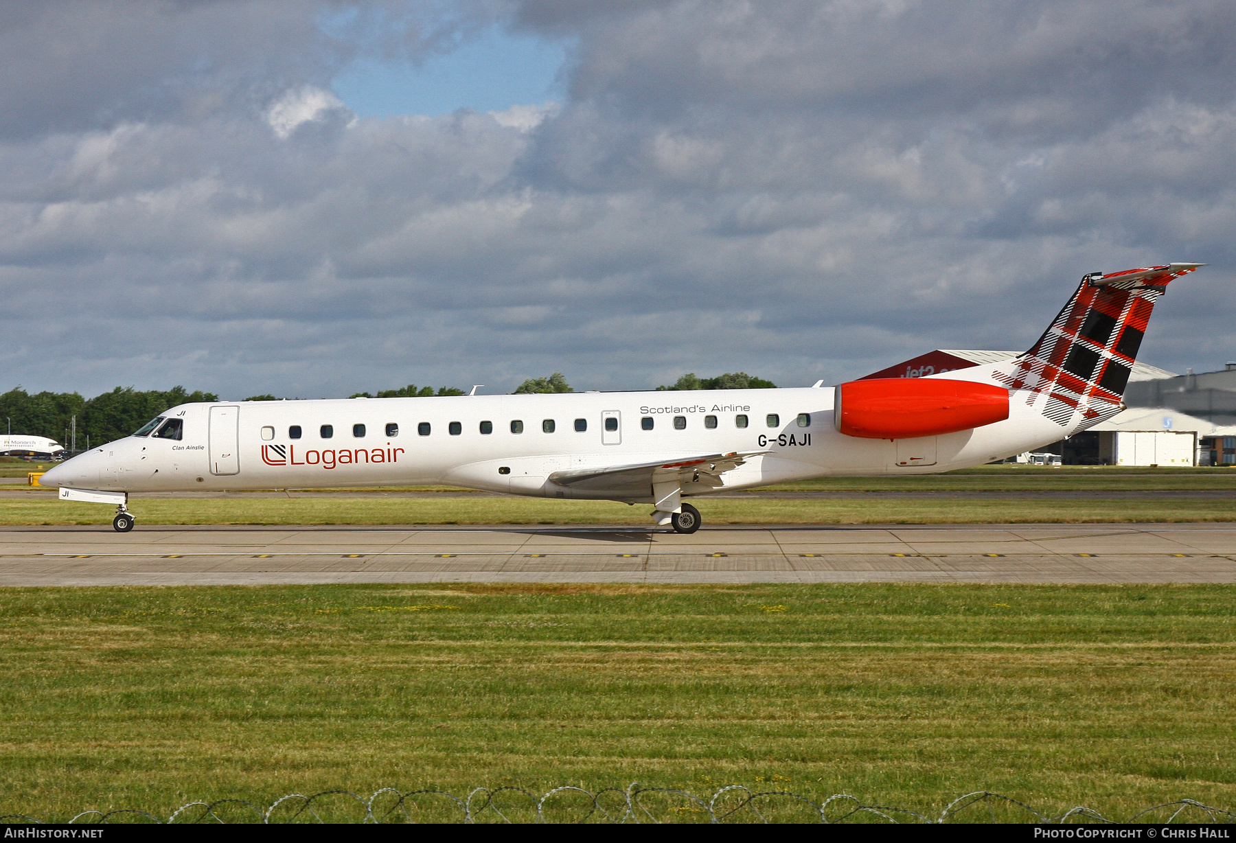 Aircraft Photo of G-SAJI | Embraer ERJ-145EP (EMB-145EP) | Loganair | AirHistory.net #485025