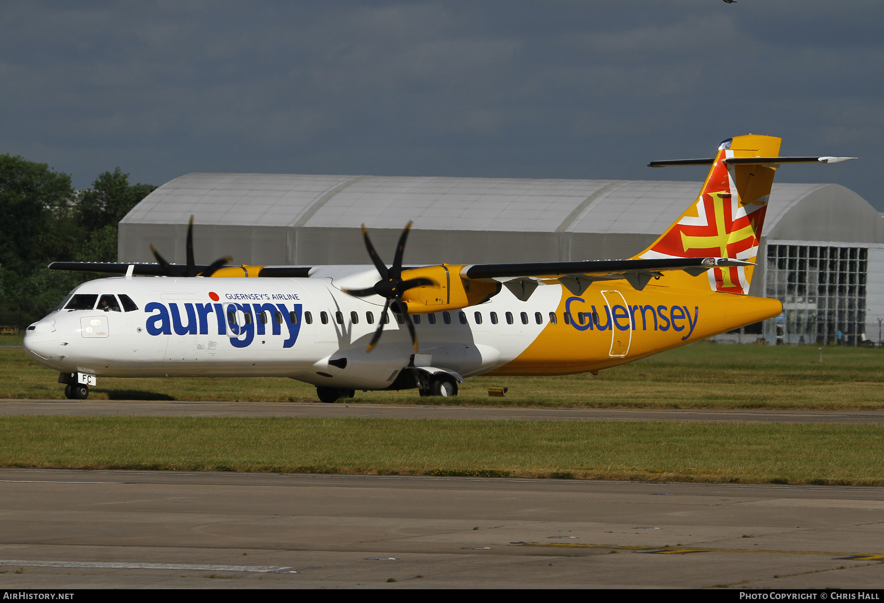 Aircraft Photo of G-OGFC | ATR ATR-72-600 (ATR-72-212A) | Aurigny Air Services | AirHistory.net #485030
