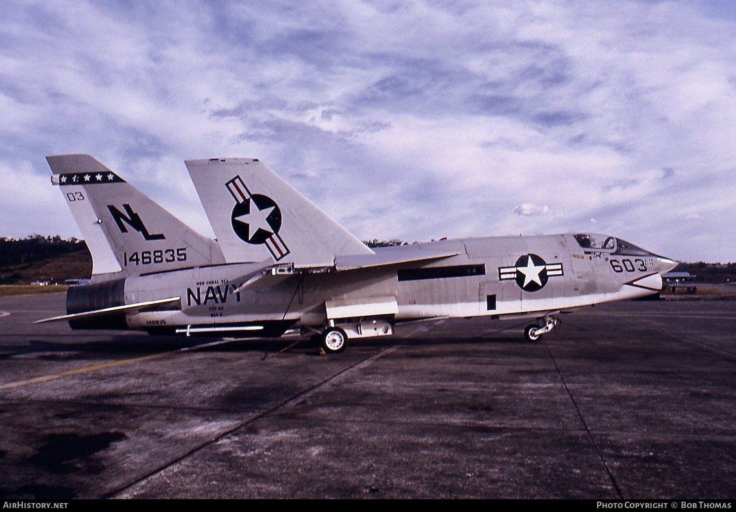 Aircraft Photo of 146835 | Vought RF-8G Crusader | USA - Navy | AirHistory.net #485048