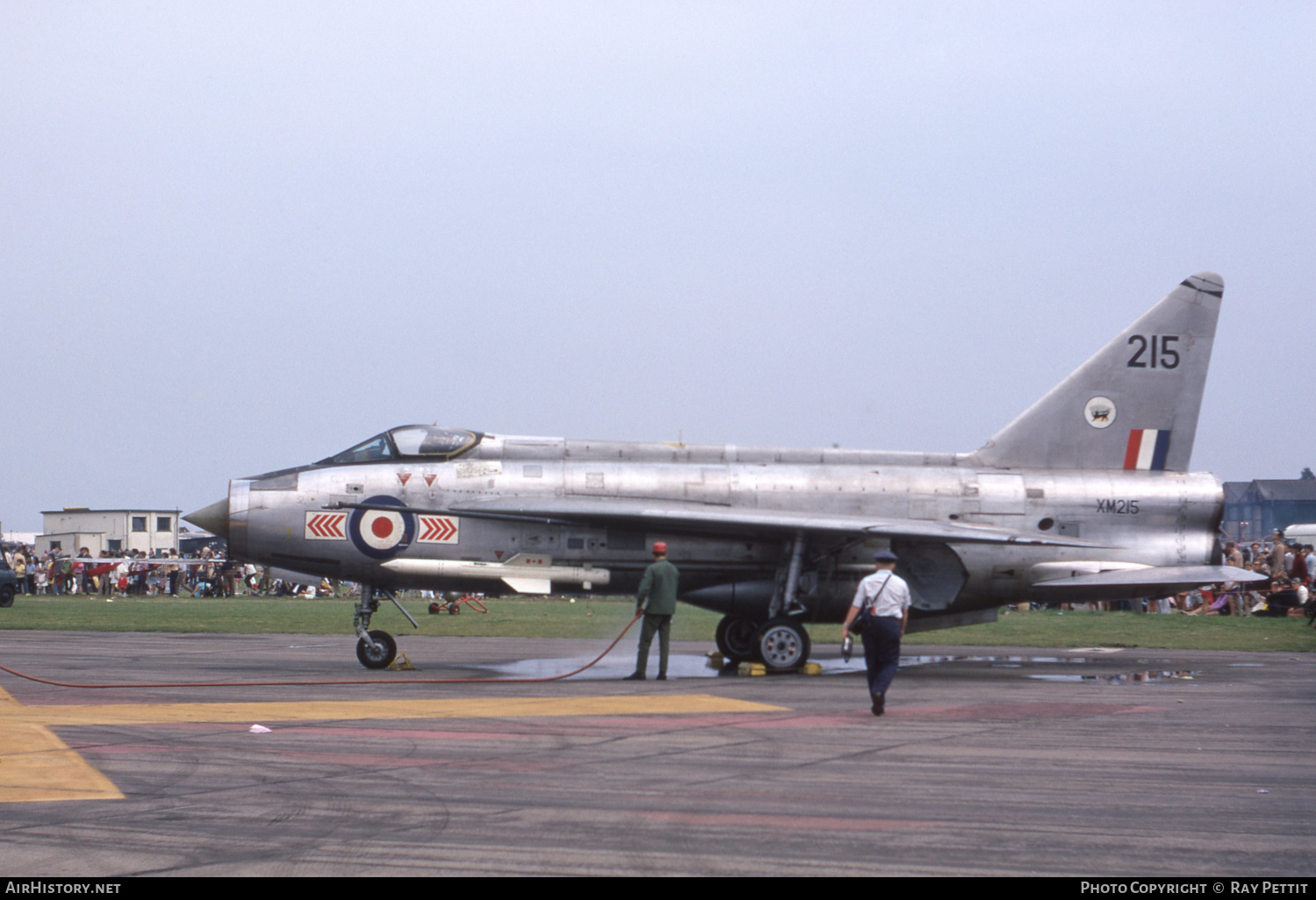 Aircraft Photo of XM215 | English Electric Lightning F1A | UK - Air Force | AirHistory.net #485051