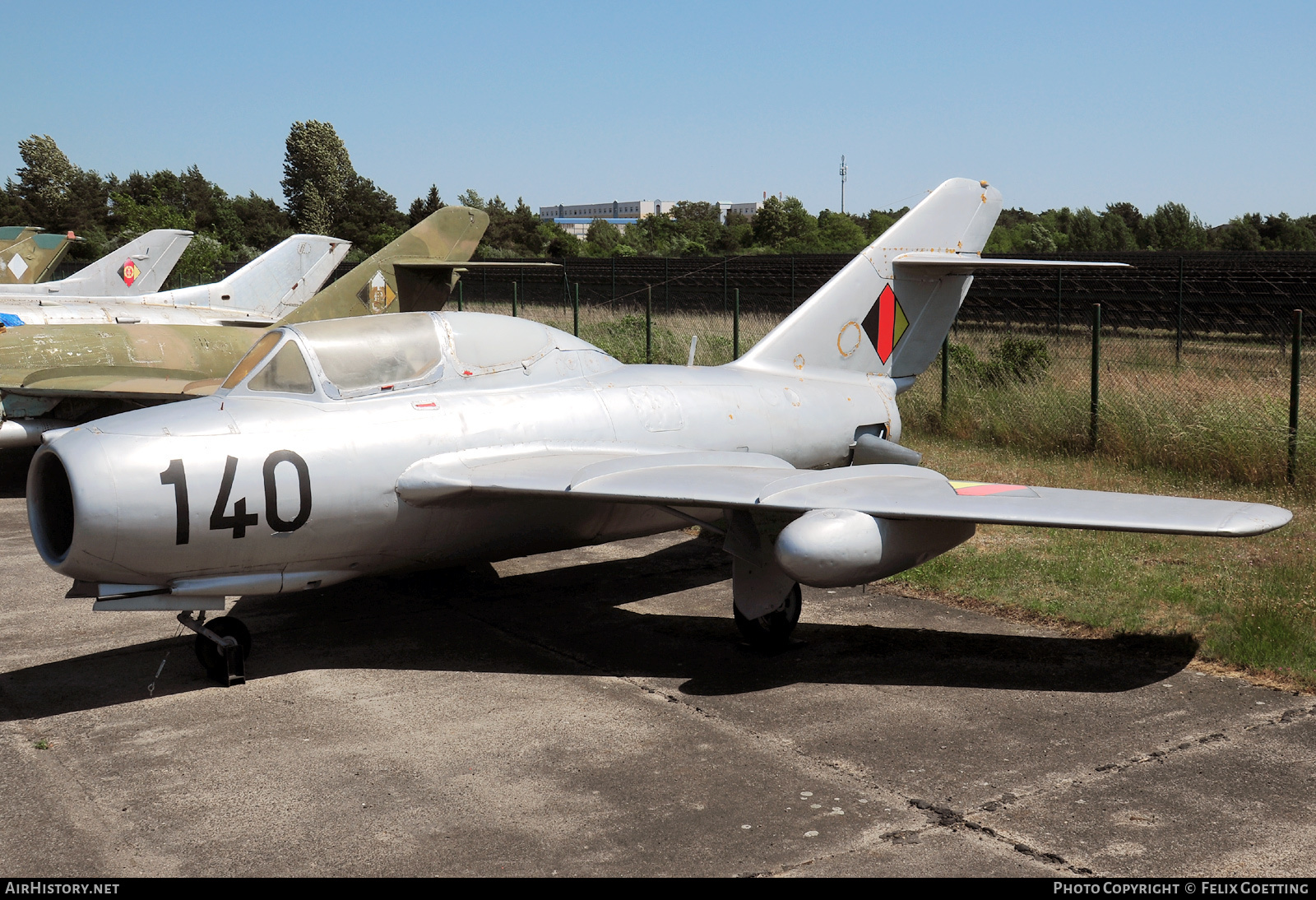 Aircraft Photo of 140 | Aero CS-102 (MiG-15UTI) | East Germany - Air Force | AirHistory.net #485082