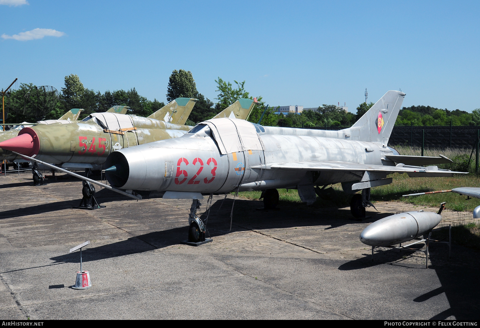 Aircraft Photo of 623 | Mikoyan-Gurevich MiG-21F-13 | East Germany - Air Force | AirHistory.net #485114