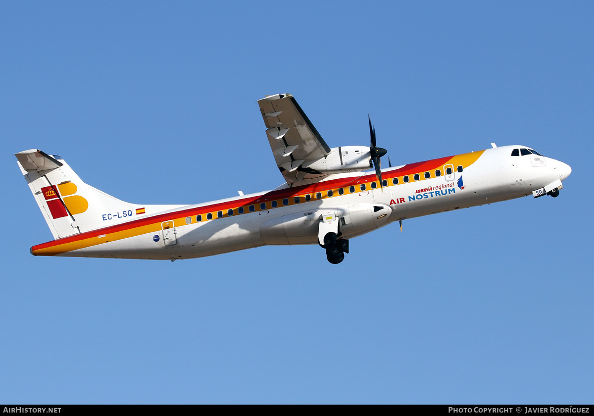 Aircraft Photo of EC-LSQ | ATR ATR-72-600 (ATR-72-212A) | Iberia Regional | AirHistory.net #485129