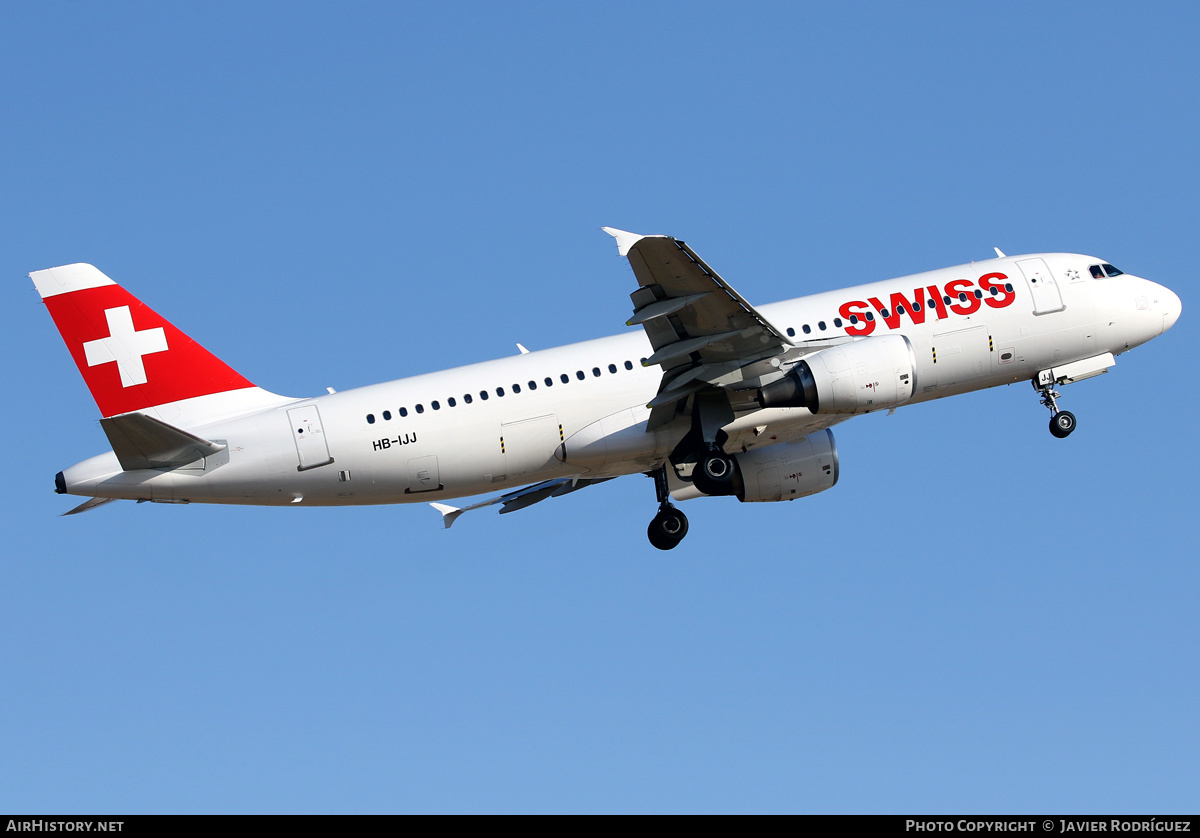 Aircraft Photo of HB-IJJ | Airbus A320-214 | Swiss International Air Lines | AirHistory.net #485130