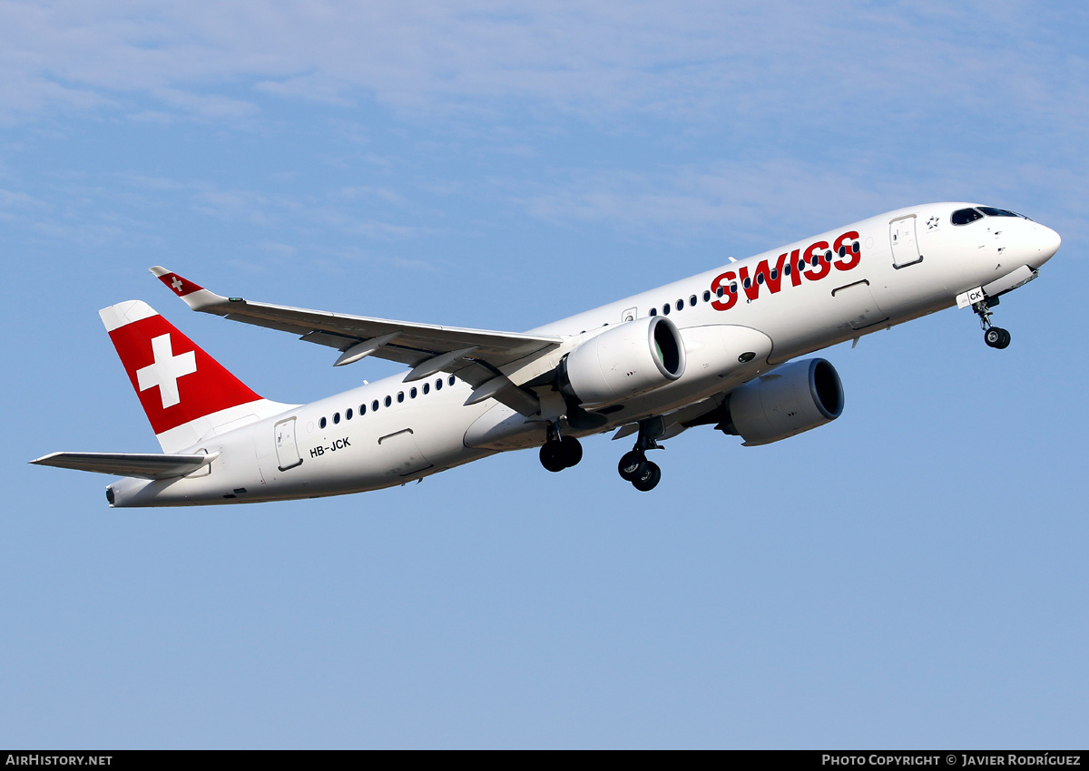 Aircraft Photo of HB-JCK | Bombardier CSeries CS300 (BD-500-1A11) | Swiss International Air Lines | AirHistory.net #485137