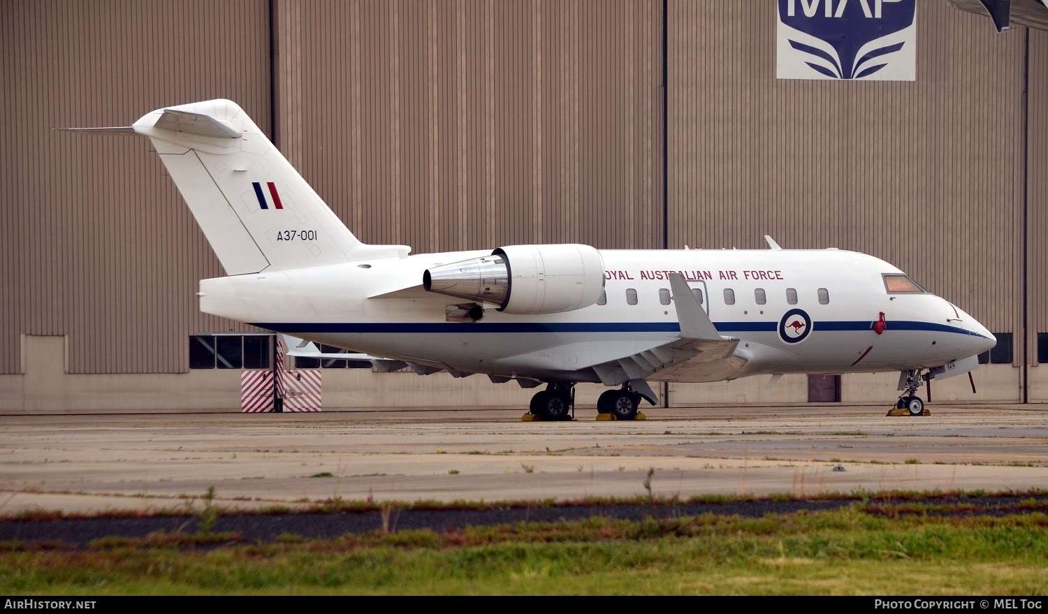 Aircraft Photo of A37-001 | Bombardier Challenger 604 (CL-600-2B16) | Australia - Air Force | AirHistory.net #485174