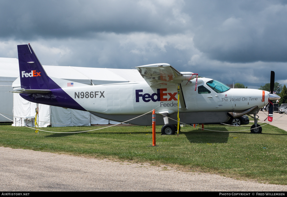 Aircraft Photo of N986FX | Cessna 208B Super Cargomaster | FedEx Feeder | AirHistory.net #485195