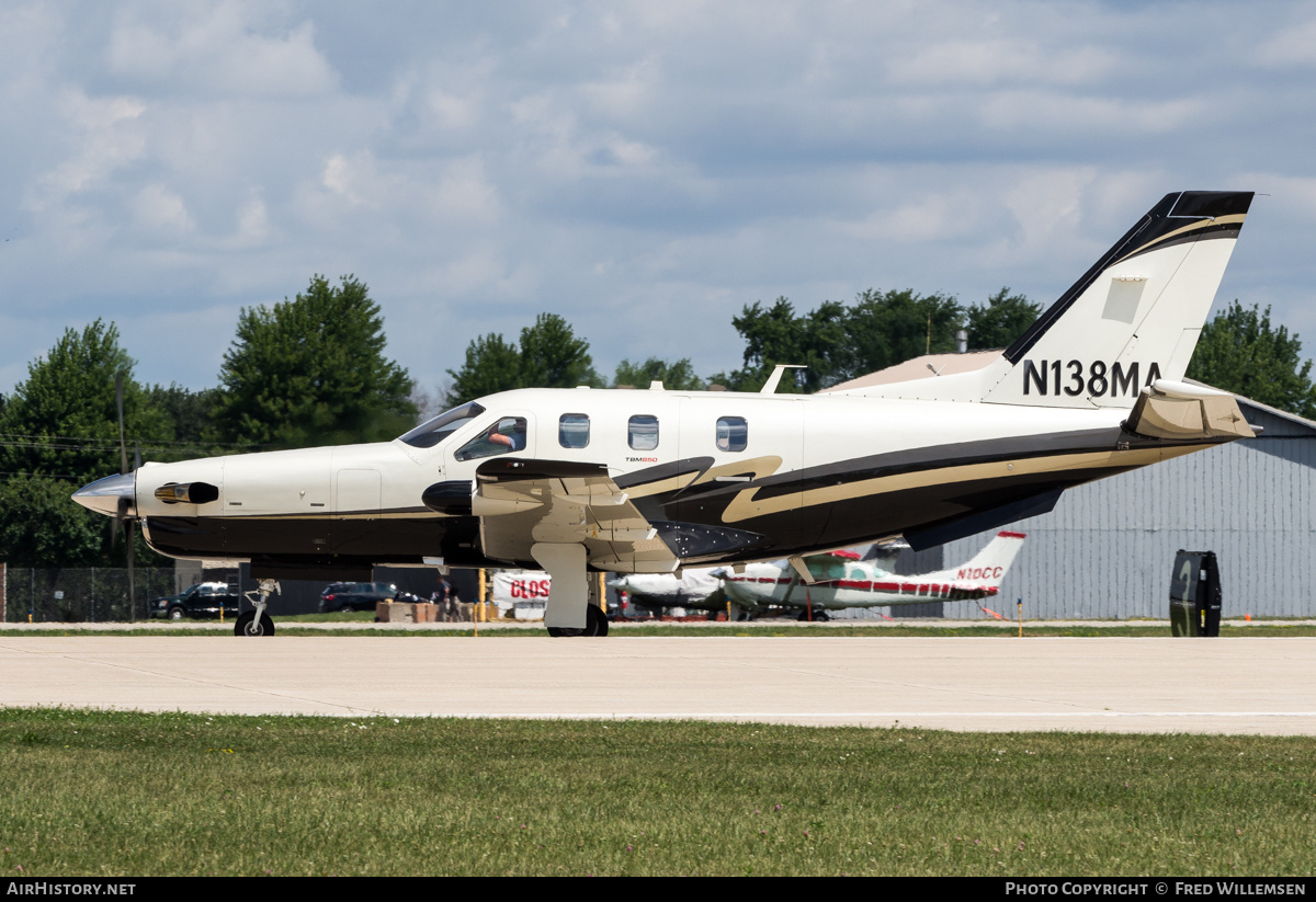 Aircraft Photo of N138MA | Socata TBM-850 (700N) | AirHistory.net #485203