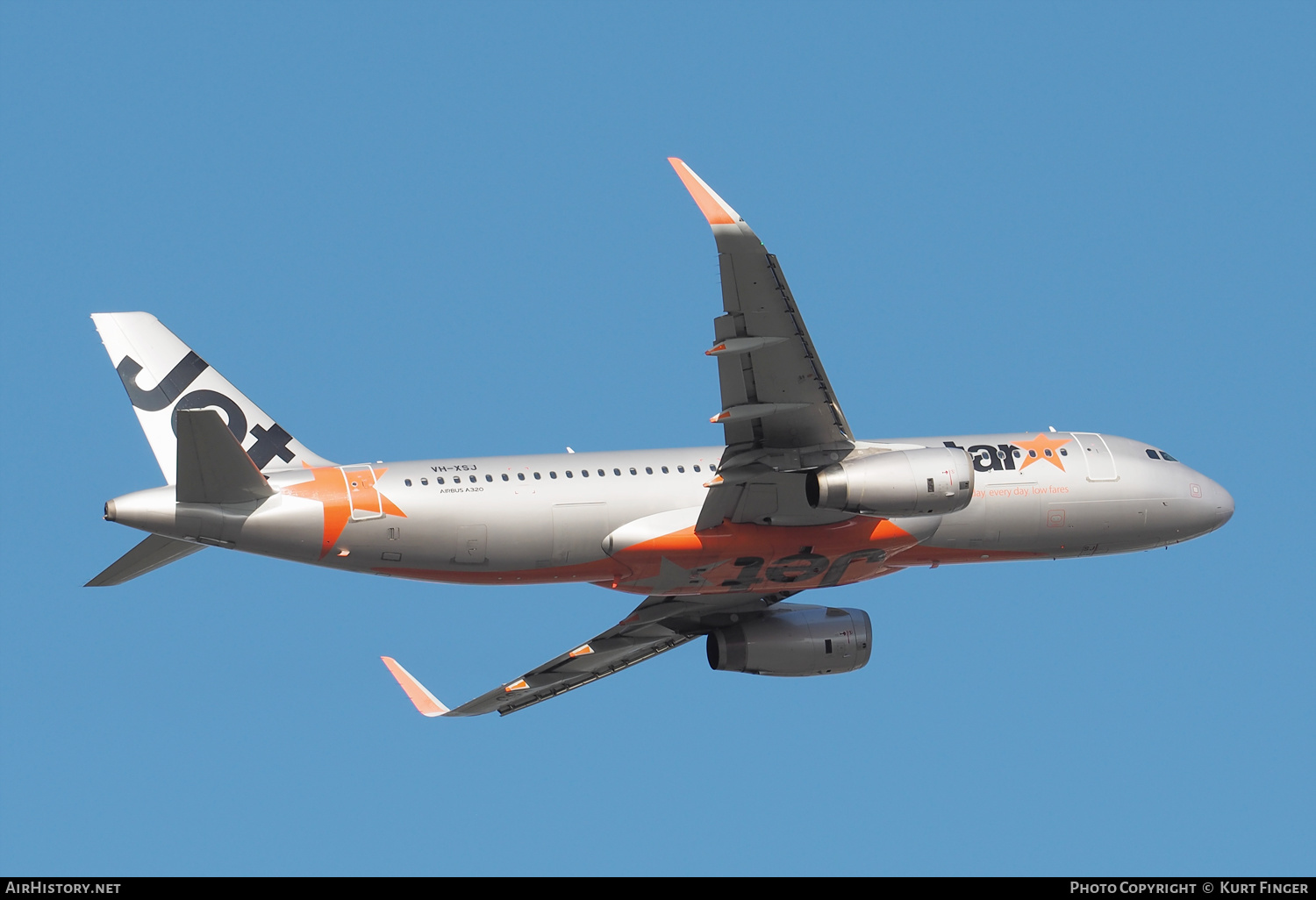 Aircraft Photo of VH-XSJ | Airbus A320-232 | Jetstar Airways | AirHistory.net #485222