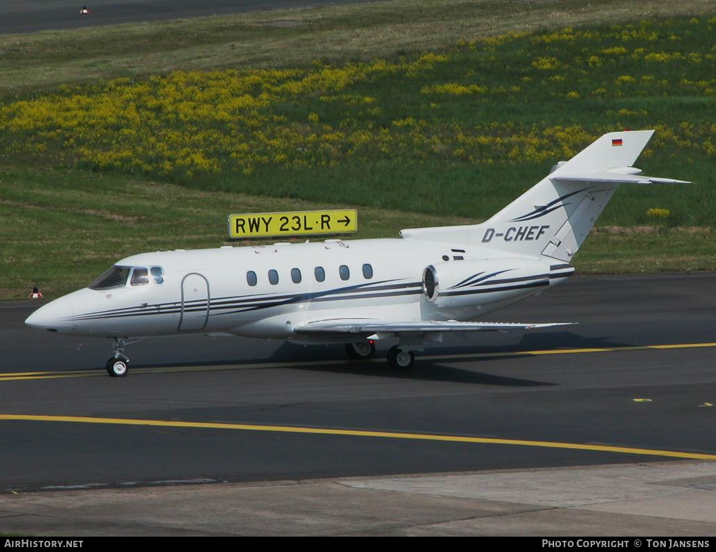 Aircraft Photo of D-CHEF | Raytheon Hawker 800XP | AirHistory.net #485241
