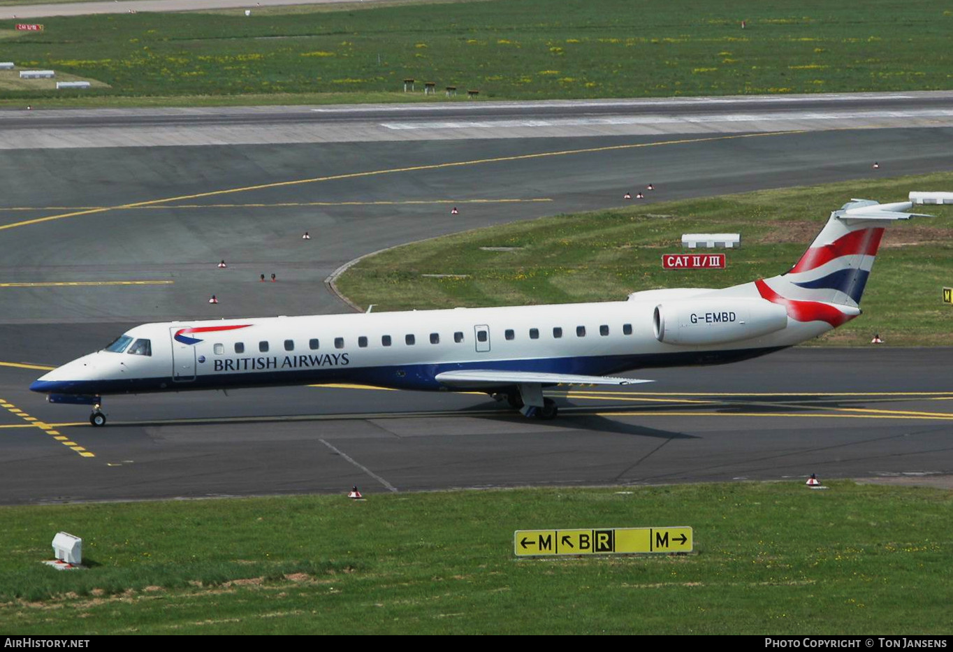 Aircraft Photo of G-EMBD | Embraer ERJ-145EU (EMB-145EU) | British Airways | AirHistory.net #485249