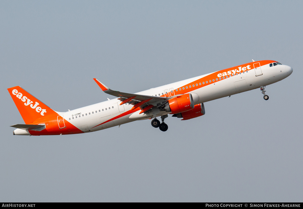 Aircraft Photo of G-UZMC | Airbus A321-251NX | EasyJet | AirHistory.net #485279