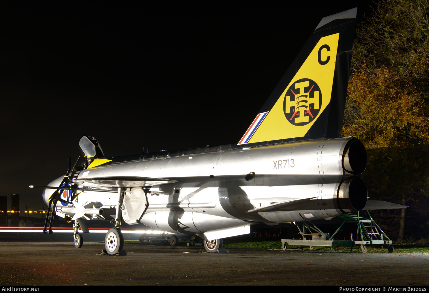 Aircraft Photo of XR713 | English Electric Lightning F3 | UK - Air Force | AirHistory.net #485283